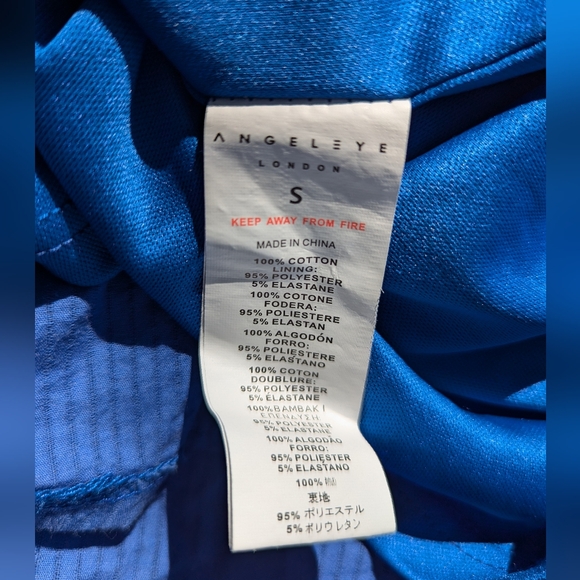 Angel Eye Cotton Dress, Sleeveless, lined, size small - Picture 6 of 6